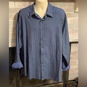 Vamheusen Mens button up shirt 18 - 18 1/2‎ XXL